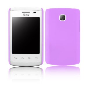 CUSTODIA BACK RIGIDA per LG OPTIMUS L1 II, E410 COLORE VIOLA