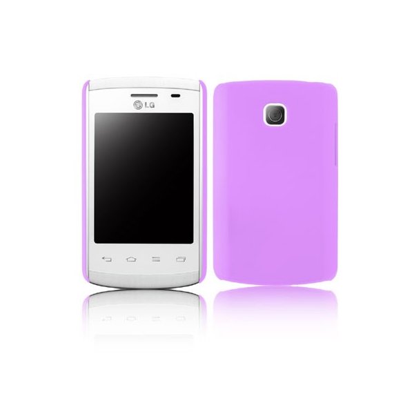 CUSTODIA BACK RIGIDA per LG OPTIMUS L1 II, E410 COLORE VIOLA