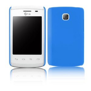 CUSTODIA BACK RIGIDA per LG OPTIMUS L1 II, E410 COLORE BLU