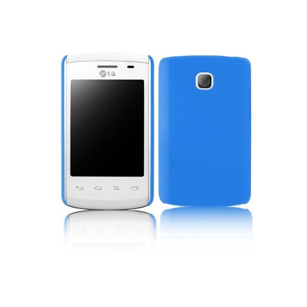 CUSTODIA BACK RIGIDA per LG OPTIMUS L1 II, E410 COLORE BLU