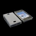 CUSTODIA GEL TPU SILICONE per NOKIA ASHA 503 COLORE BIANCO