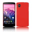 CUSTODIA per LG NEXUS 5 (D820) BACK RIGIDA COLORE ROSSO