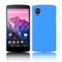 CUSTODIA per LG NEXUS 5 (D820) BACK RIGIDA COLORE BLU