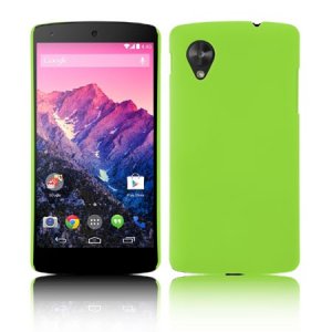 CUSTODIA per LG NEXUS 5 (D820) BACK RIGIDA COLORE VERDE