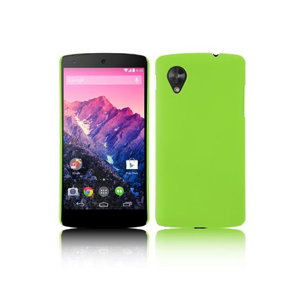 CUSTODIA per LG NEXUS 5 (D820) BACK RIGIDA COLORE VERDE