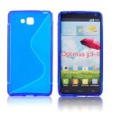 CUSTODIA GEL TPU SILICONE DOUBLE per LG OPTIMUS L9 II, D605 COLORE BLU