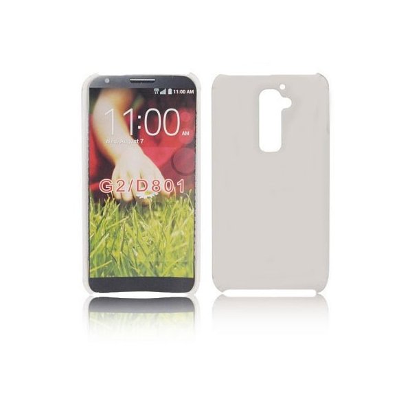 CUSTODIA BACK RIGIDA per LG OPTIMUS G2, D802, D802TA, D803 COLORE BIANCO