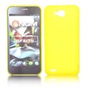 CUSTODIA BACK RIGIDA SLIM DA 0,35mm per NGM FORWARD INFINITY COLORE GIALLO