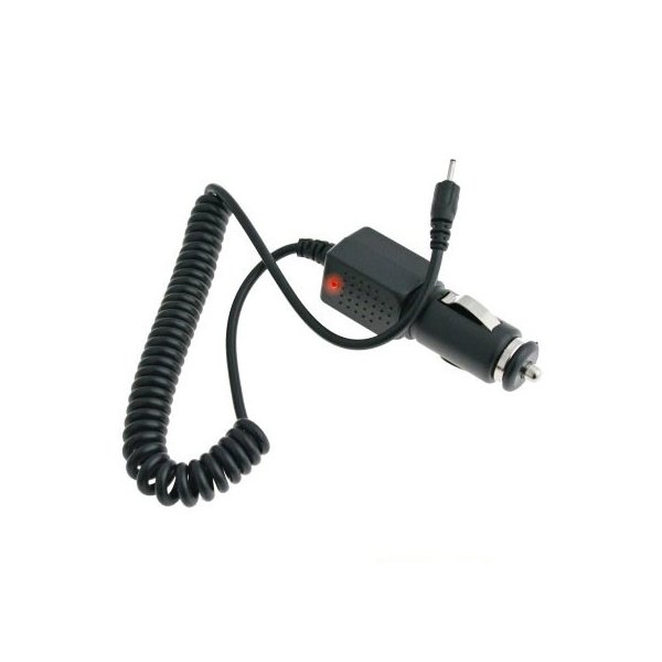 CARICATORE AUTO MINI per MOTOROLA D160, SAMSUNG C160 - CAVO A SPIRALE COLORE NERO SEGUE COMPATIBILITA'.. (CA00.D160.MINI)