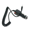 CARICATORE AUTO MINI per PANASONIC G500, G450, SHARP GX20, GX22 - CAVO A SPIRALE NERO SEGUE COMPATIBILITA'.. (CA00.G450.MINI)