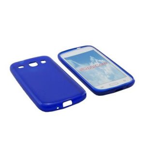 CUSTODIA GEL TPU SILICONE per SAMSUNG GALAXY I8260 GALAXY CORE, I8262 GALAXY CORE DUOS COLORE BLU