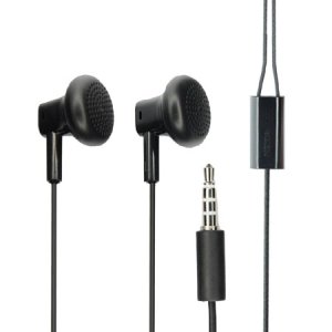 AURICOLARE STEREO con CONNETTORE JACK 3,5mm - COLORE NERO ORIGINALE NOKIA WH-108 BULK