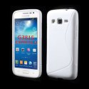 CUSTODIA GEL TPU SILICONE DOUBLE per SAMSUNG G3815 GALAXY EXPRESS 2 COLORE BIANCO