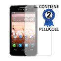 PELLICOLA PROTEGGI DISPLAY per ALCATEL ONE TOUCH 3040 TRIBE CONFEZIONE 2 PEZZI