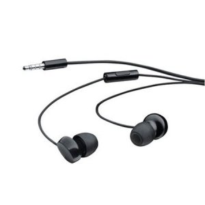 AURICOLARE STEREO con CONNETTORE JACK 3,5mm - GOMMINI E TASTO DI RISPOSTA COLORE NERO ORIGINALE NOKIA WH-208 BULK