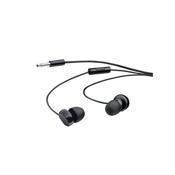 AURICOLARE STEREO con CONNETTORE JACK 3,5mm - GOMMINI E TASTO DI RISPOSTA COLORE NERO ORIGINALE NOKIA WH-208 BULK