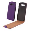 CUSTODIA FLIP VERTICALE SLIM PELLE per SAMSUNG S6810 GALAXY FAME, S6812 GALAXY FAME DUOS COLORE VIOLA