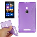 CUSTODIA GEL TPU SILICONE DOUBLE NOKIA LUMIA 925 COLORE VIOLA