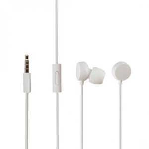 AURICOLARE STEREO con CONNETTORE JACK 3,5mm - GOMMINI E TASTO DI RISPOSTA COLORE BIANCO ORIGINALE NOKIA WH-208 BULK