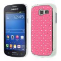 CUSTODIA BACK RIGIDA CON BRILLANTINI per SAMSUNG S7390 GALAXY FRESH, S7390 GALAXY TREND LITE COLORE ROSA