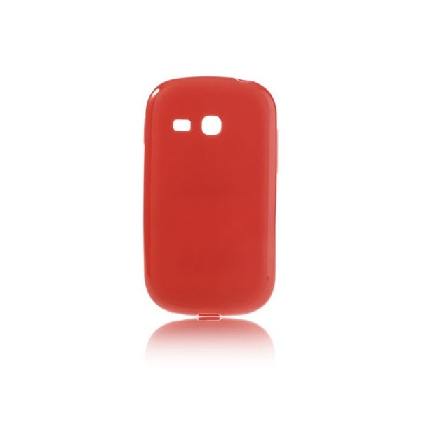 CUSTODIA GEL TPU SILICONE per SAMSUNG S6790 GALAXY FAME LITE, S6792 GALAXY FAME LITE DUOS COLORE ROSSO