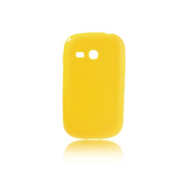 CUSTODIA GEL TPU SILICONE per SAMSUNG S6790 GALAXY FAME LITE, S6792 GALAXY FAME LITE DUOS COLORE GIALLO