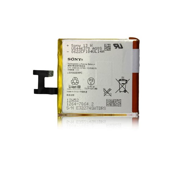 BATTERIA ORIGINALE SONY LIS1502ERPC per XPERIA Z, L36H, LT36I, C6602, C6603 2330 mAh LI-ION BULK