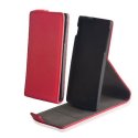 CUSTODIA FLIP VERTICALE SLIM PELLE RUVIDA per SAMSUNG I8260 GALAXY CORE, I8262 GALAXY CORE DUOS CON STAND COLORE ROSSO