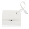 BASETTA DOCKING UNIVERSALE PER SMARTPHONE E TABLET CON ATTACCO MICRO USB COLORE BIANCO