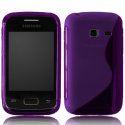 CUSTODIA GEL TPU SILICONE DOUBLE per SAMSUNG S6102 GALAXY Y DUOS COLORE VIOLA