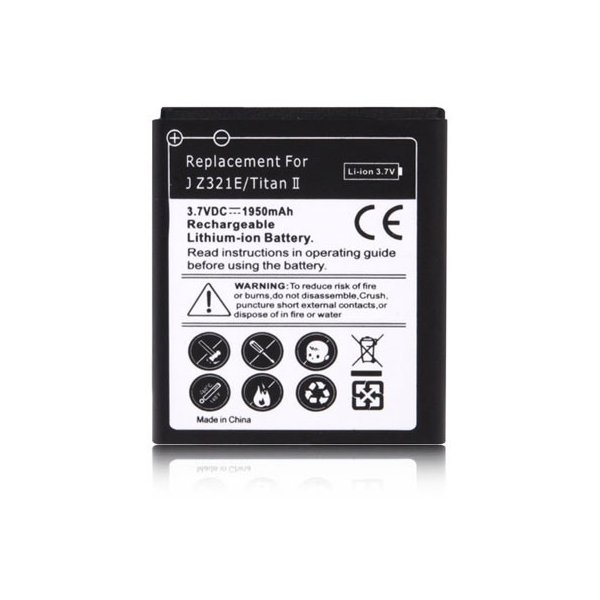 BATTERIA per HTC J Z321E, HTI13, ISW13HT, NIPPON, PK07110, VALENTE WX 1950 mAh LI-ION