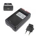 CARICATORE DA TAVOLO CON 1 PORTA USB per BATTERIA SAMSUNG GALAXY ACE, GALAXY FIT - SEGUE COMPATIBILITA'.. (VA07.S5830.USB)