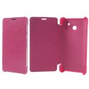 CUSTODIA FLIP COVER ORIZZONTALE per HUAWEI ASCEND D2 COLORE ROSA