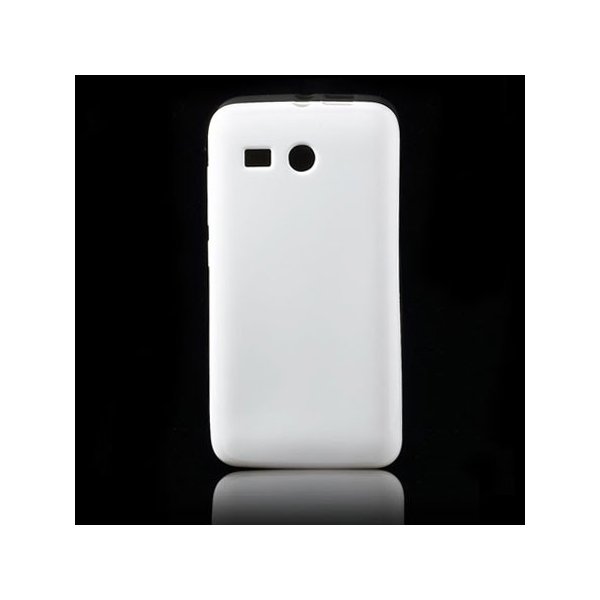 CUSTODIA GEL TPU SILICONE per HUAWEI ASCEND Y511 COLORE BIANCO