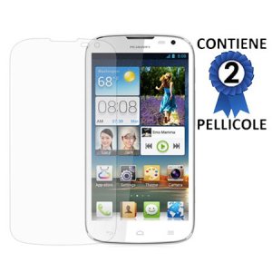 PELLICOLA PROTEGGI DISPLAY per HUAWEI ASCEND G610, G610s CONFEZIONE 2 PEZZI