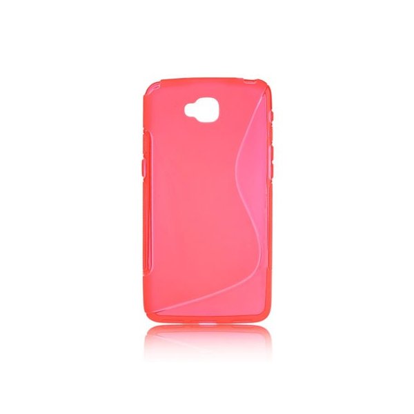 CUSTODIA GEL TPU SILICONE DOUBLE per LG G PRO LITE D680, D682TR, G PRO LITE DUAL D686 COLORE ROSA