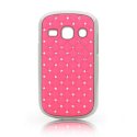 CUSTODIA BACK RIGIDA CON BRILLANTINI per SAMSUNG S6810 GALAXY FAME, S6812 GALAXY FAME DUOS COLORE ROSA