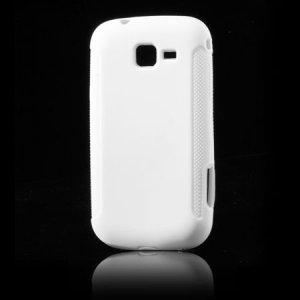 CUSTODIA GEL TPU SILICONE per SAMSUNG S7570 GALAXY TREND II, S7572 GALAXY TREND II DUOS COLORE BIANCO