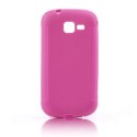 CUSTODIA GEL TPU SILICONE per SAMSUNG S7570 GALAXY TREND II, S7572 GALAXY TREND II DUOS COLORE ROSA