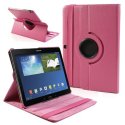 CUSTODIA BOOK ORIZZONTALE PELLE GIREVOLE per SAMSUNG GALAXY NOTE 10.1 (2014 EDITION), SM-P600, SM-P601, SM-P605 COLORE FUCSIA