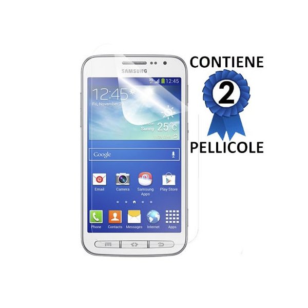 PELLICOLA PROTEGGI DISPLAY per SAMSUNG I8580 GALAXY CORE ADVANCE CONFEZIONE 2 PEZZI