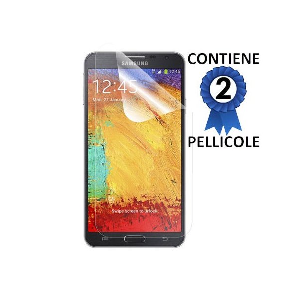 PELLICOLA PROTEGGI DISPLAY per SAMSUNG N7500 GALAXY NOTE 3 NEO, N7502 GALAXY NOTE 3 NEO DUOS, N7505 CONFEZIONE 2 PEZZI