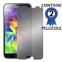 PELLICOLA PROTEGGI DISPLAY A SPECCHIO per SAMSUNG G900F GALAXY S5, GALAXY S5 NEO G903F, GALAXY S5 PLUS CONFEZIONE 2 PEZZI