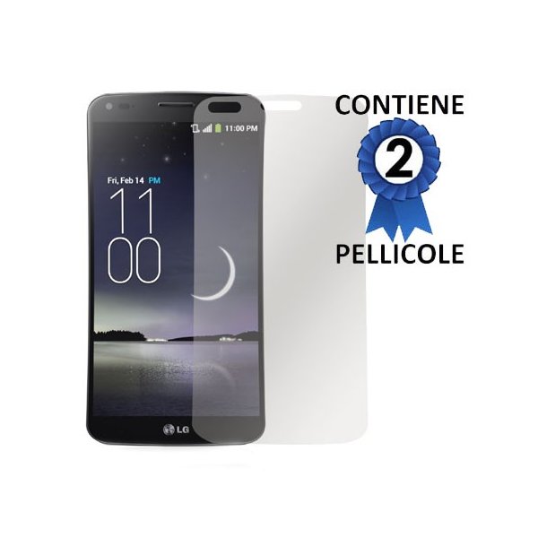 PELLICOLA PROTEGGI DISPLAY per LG G FLEX, D955 CONFEZIONE 2 PEZZI