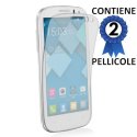 PELLICOLA PROTEGGI DISPLAY per ALCATEL ONE TOUCH POP C5 CONFEZIONE 2 PEZZI