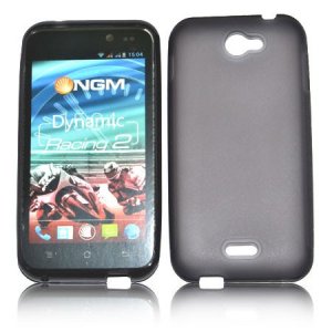 CUSTODIA GEL TPU SILICONE per NGM DYNAMIC RACING 2 COLORE NERO