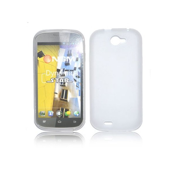 CUSTODIA GEL TPU SILICONE per NGM DYNAMIC STAR COLORE BIANCO