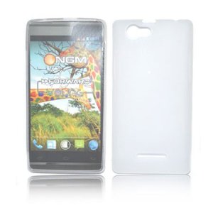 CUSTODIA GEL TPU SILICONE per NGM FORWARD YOUNG COLORE BIANCO