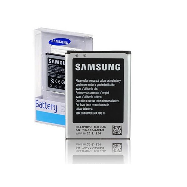 BATTERIA ORIGINALE SAMSUNG per S6810 GALAXY FAME, S6810P GALAXY FAME NFC 1300 mAh LI-ION CON TECNOLOGIA NFC EB-L1P3DVUC BLISTER