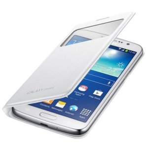 CUSTODIA ORIGINALE SAMSUNG EF-CG710BWEGWW - S VIEW COVER per G7106 GALAXY GRAND 2, G7100 BIANCO BLISTER